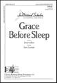 Grace Before Sleep SATB choral sheet music cover